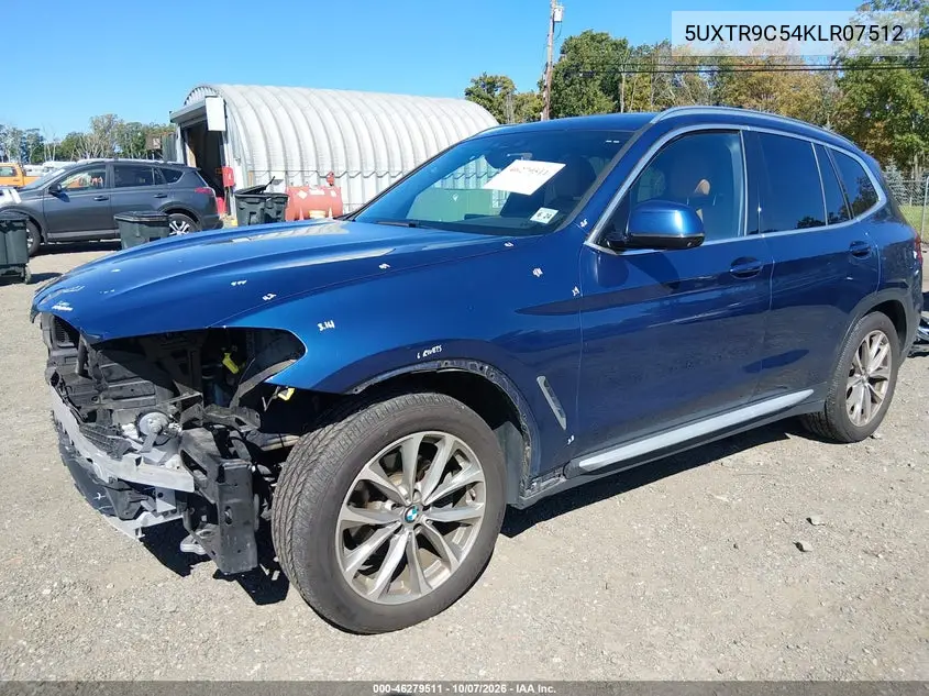 2019 BMW X3 VIN 5UXTR9C54KLR07512 — фото 2