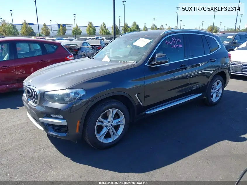2019 BMW X3 VIN 5UXTR7C5XKLF32314 — фото 2