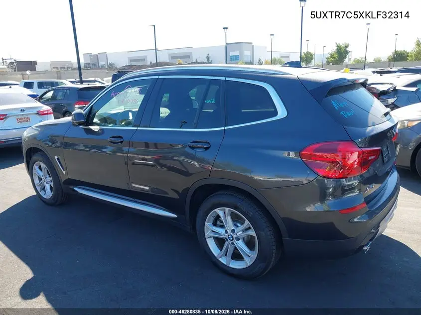 2019 BMW X3 VIN 5UXTR7C5XKLF32314 — фото 3