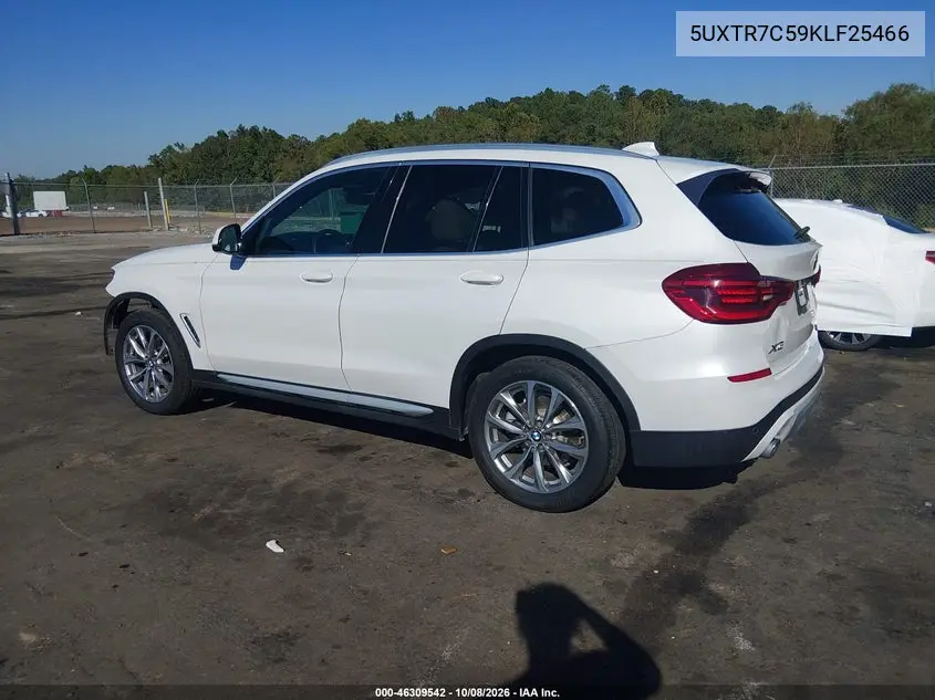 2019 BMW X3 VIN 5UXTR7C59KLF25466 — фото 3
