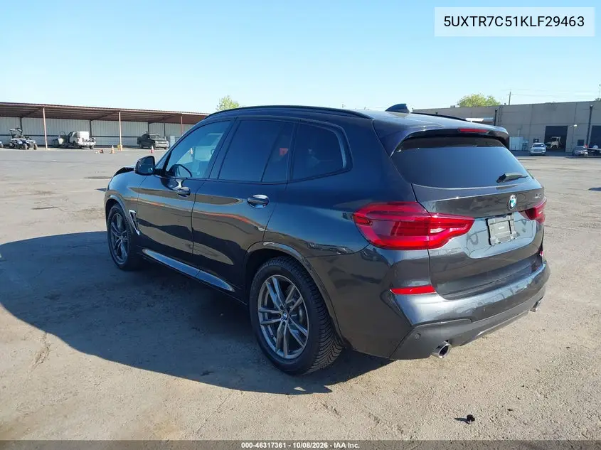 2019 BMW X3 VIN 5UXTR7C51KLF29463 — фото 3