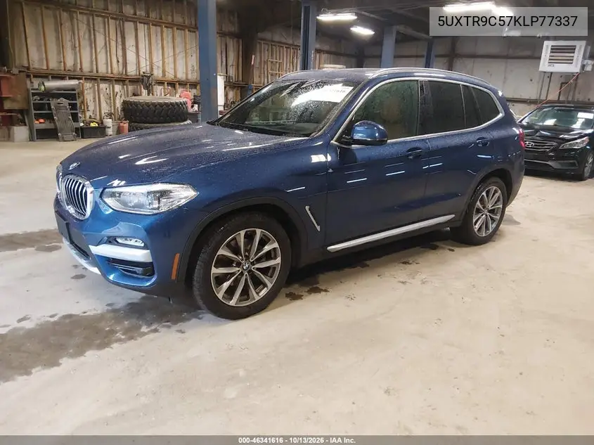 2019 BMW X3 VIN 5UXTR9C57KLP77337 — фото 2