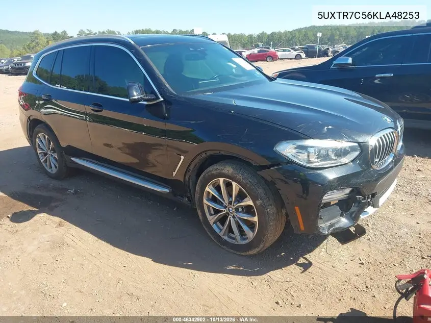 BMW X3 2019, VIN 5UXTR7C56KLA48253
