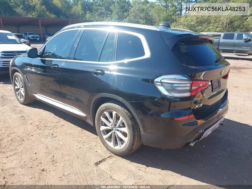 2019 BMW X3 VIN 5UXTR7C56KLA48253 — фото 3