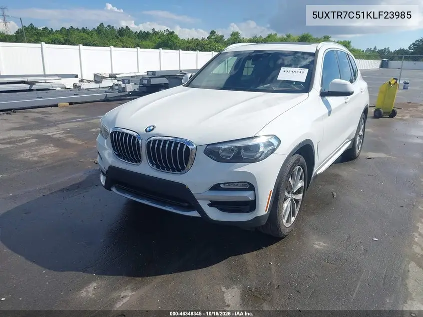 2019 BMW X3 VIN 5UXTR7C51KLF23985 — фото 2