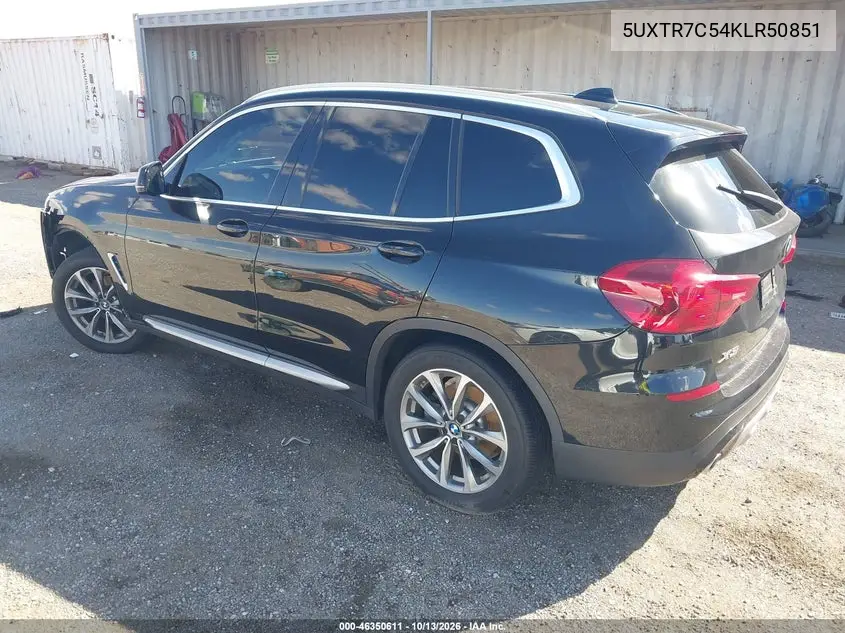 2019 BMW X3 VIN 5UXTR7C54KLR50851 — фото 3