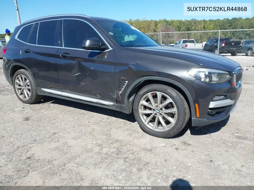 BMW X3 2019, VIN 5UXTR7C52KLR44868
