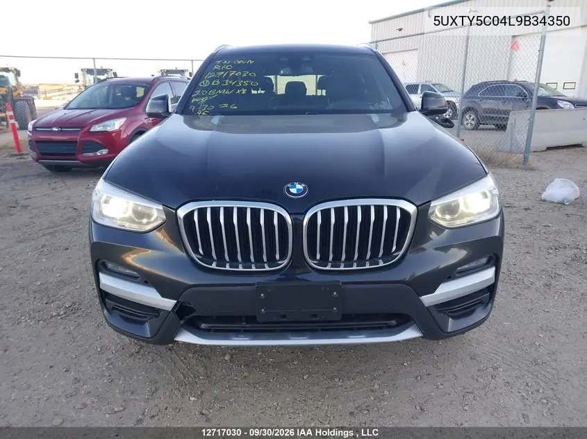 2020 BMW X3 VIN 5UXTY5C04L9B34350 — фото 12