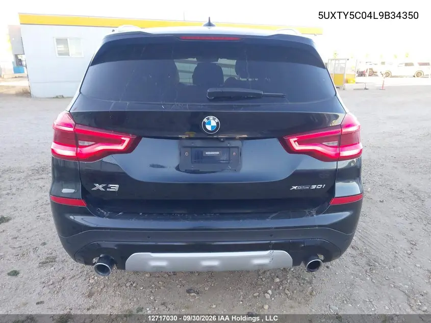 2020 BMW X3 VIN 5UXTY5C04L9B34350 — фото 16