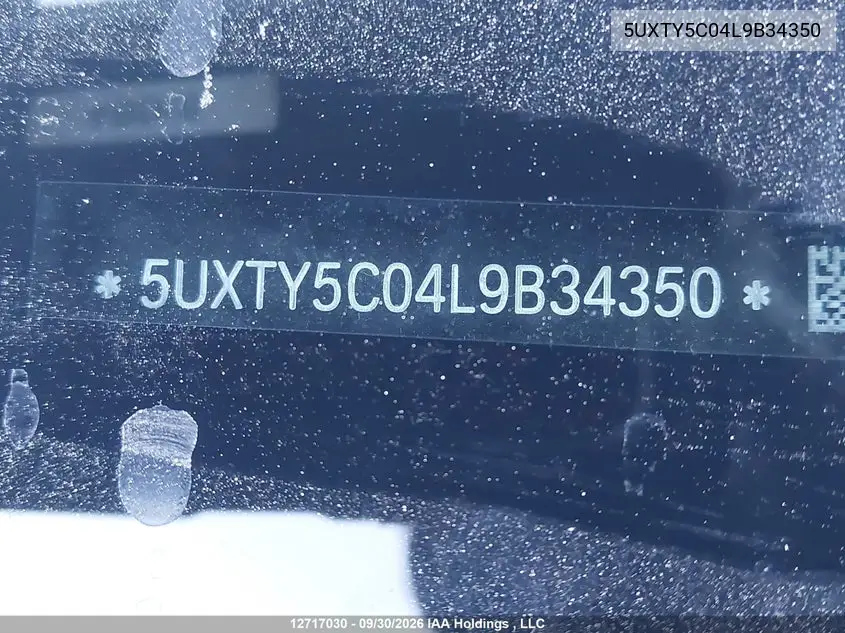 2020 BMW X3 VIN 5UXTY5C04L9B34350 — фото 19
