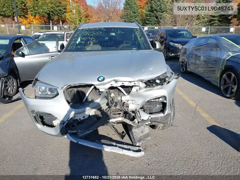 2020 BMW X3 VIN 5UXTY5C01L9D48745 — фото 12