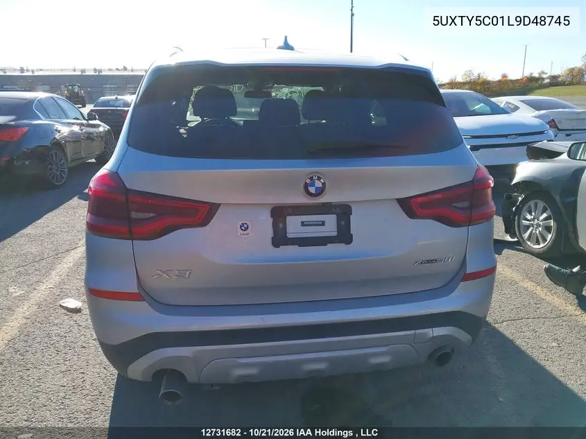 2020 BMW X3 VIN 5UXTY5C01L9D48745 — фото 16