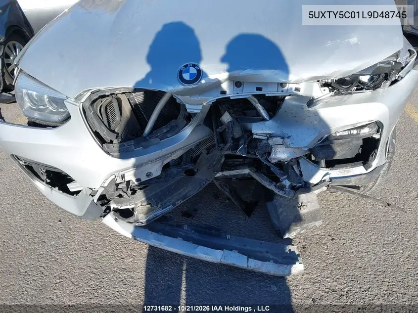 2020 BMW X3 VIN 5UXTY5C01L9D48745 — фото 6