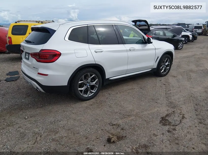 2020 BMW X3 VIN 5UXTY5C08L9B82577 — фото 4