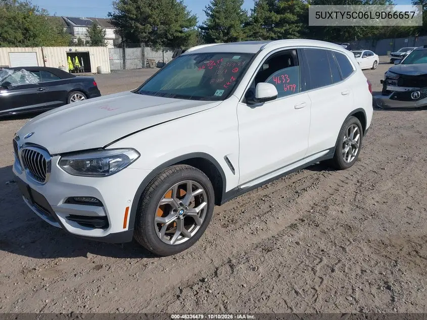 2020 BMW X3 VIN 5UXTY5C06L9D66657 — фото 2