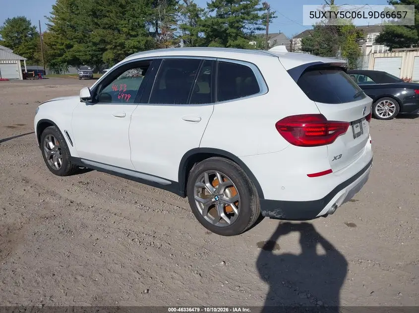 2020 BMW X3 VIN 5UXTY5C06L9D66657 — фото 3