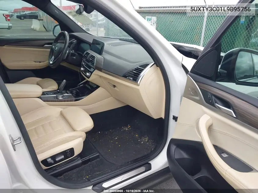 2020 BMW X3 VIN 5UXTY3C01L9B95756 — фото 5