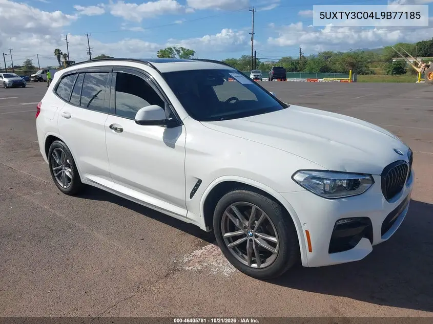 BMW X3 2020, VIN 5UXTY3C04L9B77185