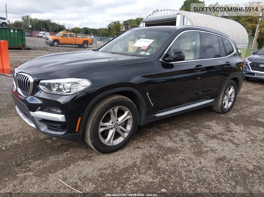2021 BMW X3 VIN 5UXTY5C0XM9H65914 — фото 2