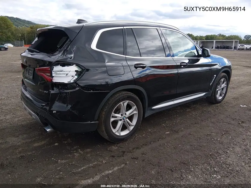 2021 BMW X3 VIN 5UXTY5C0XM9H65914 — фото 4