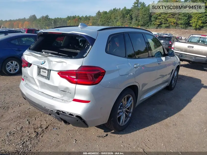 2021 BMW X3 VIN 5UXTY5C08M9F94516 — фото 4