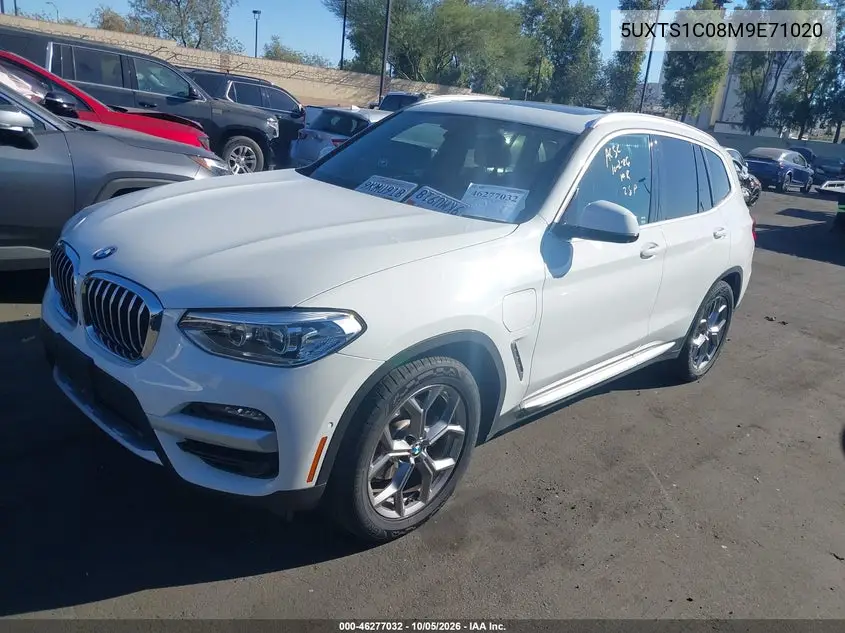 2021 BMW X3 VIN 5UXTS1C08M9E71020 — фото 2