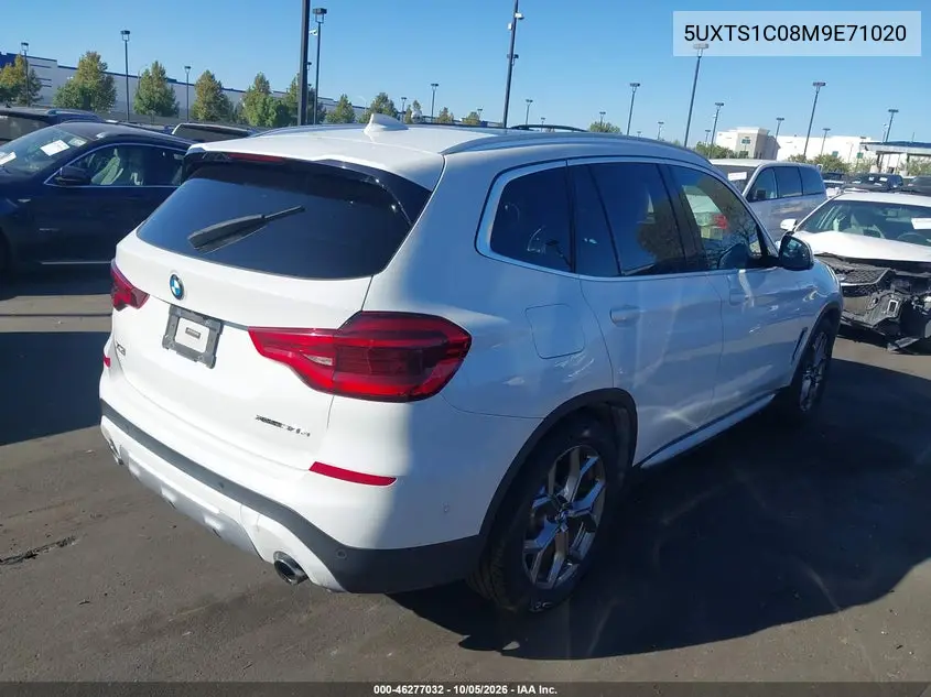 2021 BMW X3 VIN 5UXTS1C08M9E71020 — фото 4
