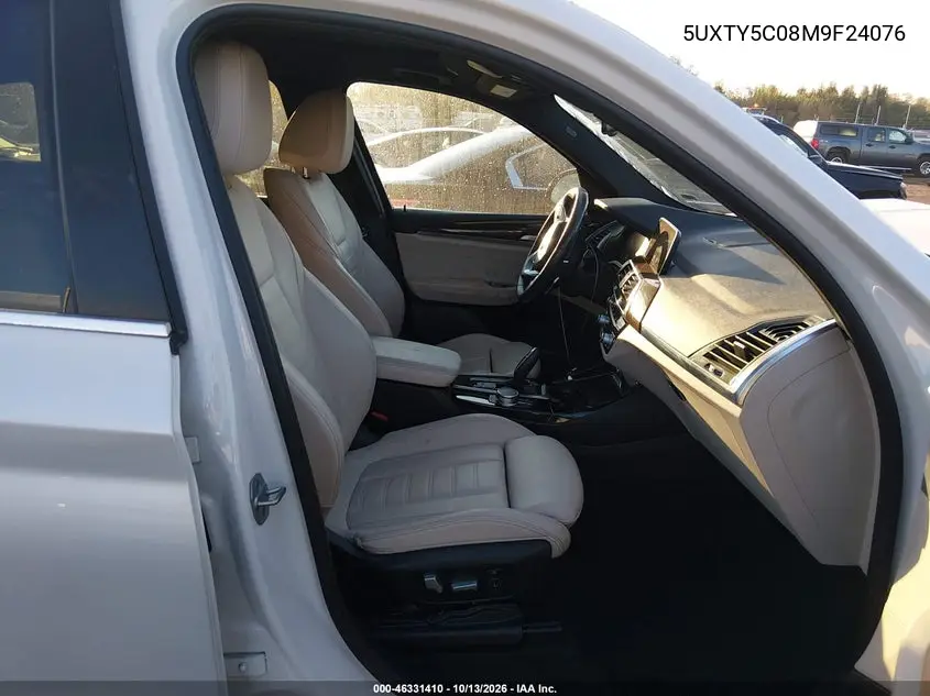 2021 BMW X3 VIN 5UXTY5C08M9F24076 — фото 5