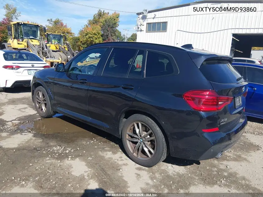 2021 BMW X3 VIN 5UXTY5C04M9D93860 — фото 3