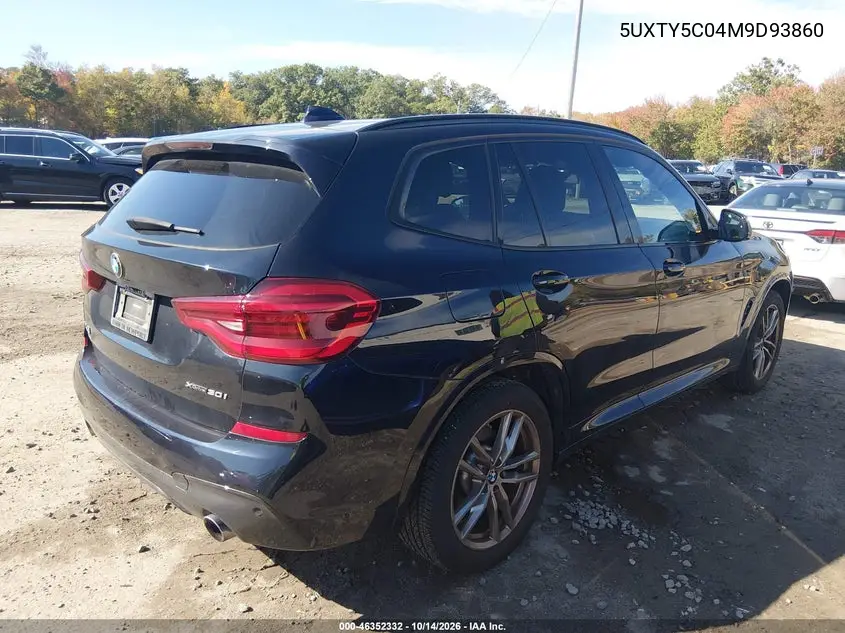 2021 BMW X3 VIN 5UXTY5C04M9D93860 — фото 4