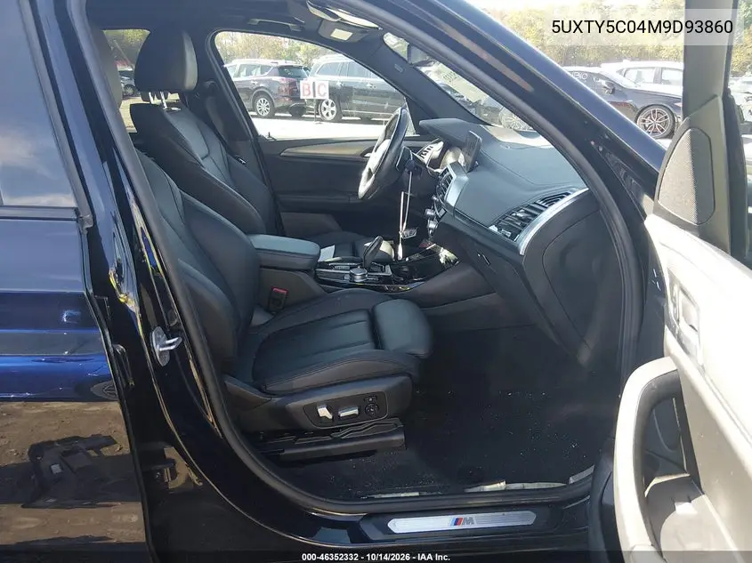 2021 BMW X3 VIN 5UXTY5C04M9D93860 — фото 5