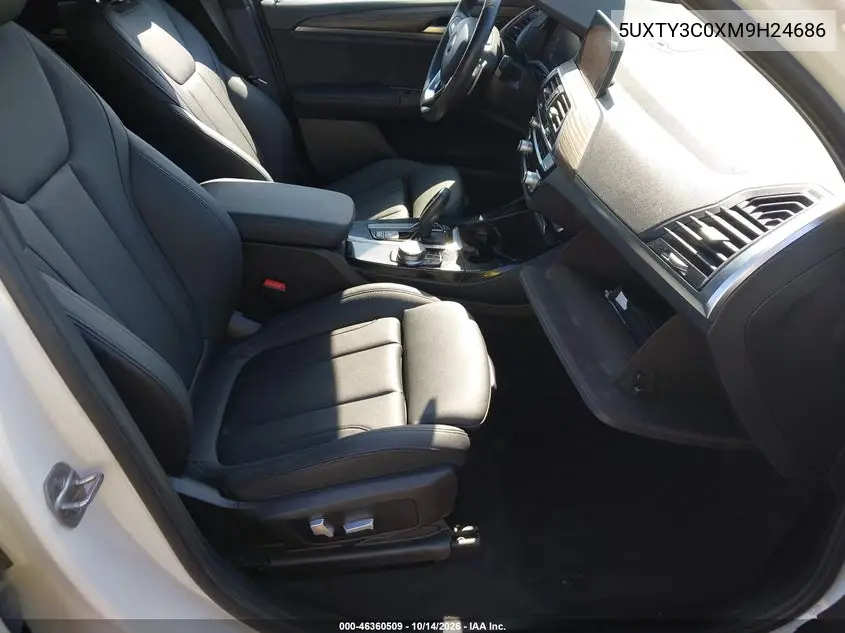 2021 BMW X3 VIN 5UXTY3C0XM9H24686 — фото 5