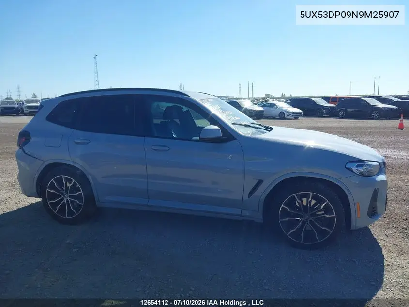 2022 BMW X3 VIN 5UX53DP09N9M25907 — фото 14