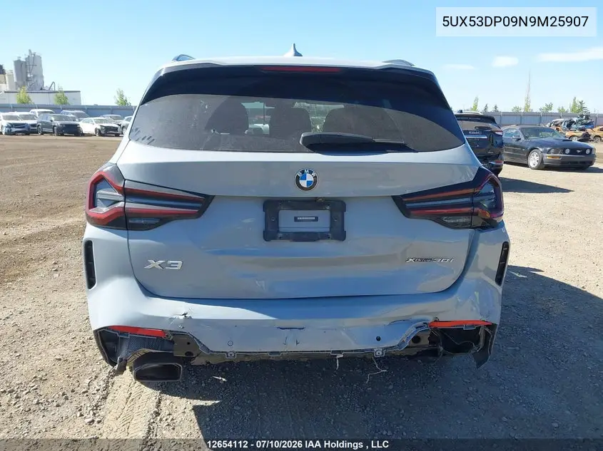 2022 BMW X3 VIN 5UX53DP09N9M25907 — фото 17