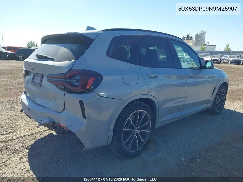 2022 BMW X3 VIN 5UX53DP09N9M25907 — фото 4