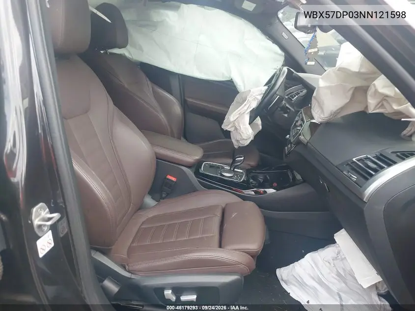 2022 BMW X3 VIN WBX57DP03NN121598 — фото 5