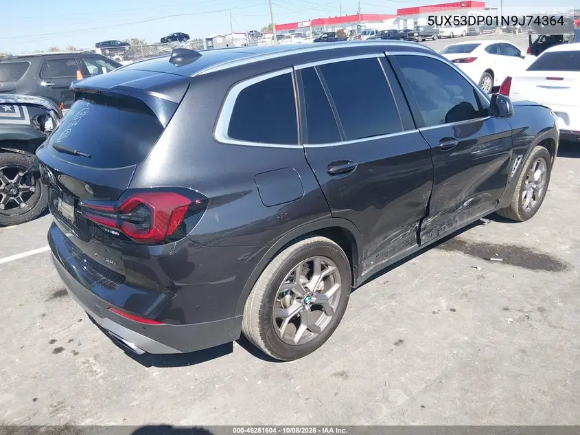 2022 BMW X3 VIN 5UX53DP01N9J74364 — фото 4