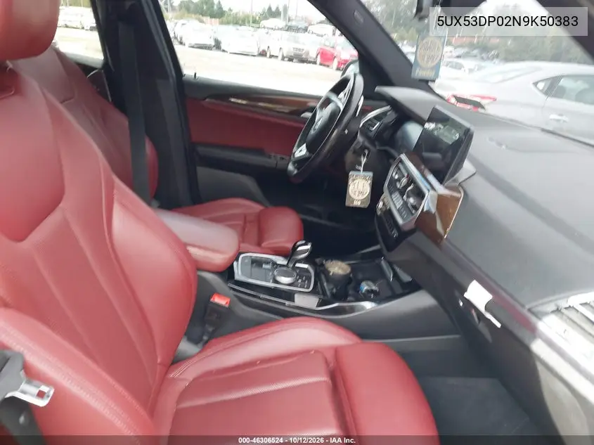 2022 BMW X3 VIN 5UX53DP02N9K50383 — фото 5