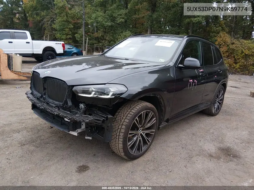 2022 BMW X3 VIN 5UX53DP07N9K59774 — фото 2
