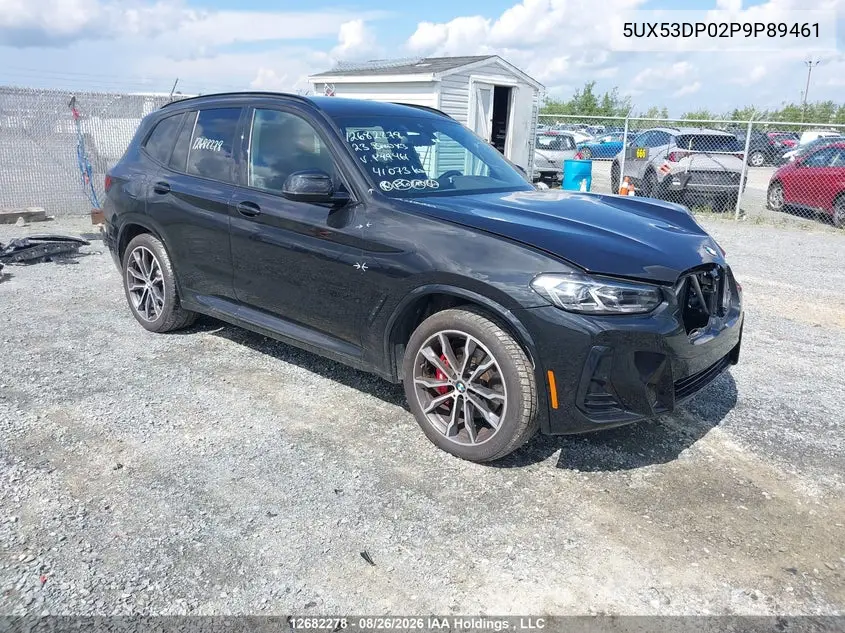 BMW X3 2023, VIN 5UX53DP02P9P89461