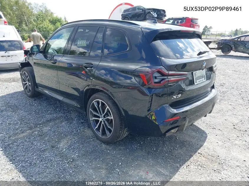2023 BMW X3 VIN 5UX53DP02P9P89461 — фото 3