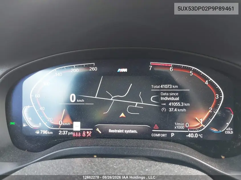 2023 BMW X3 VIN 5UX53DP02P9P89461 — фото 7