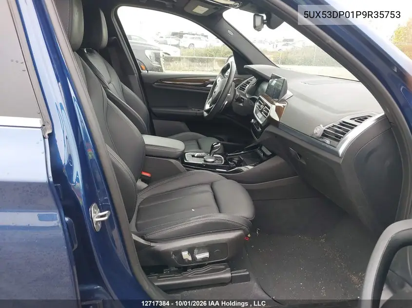 2023 BMW X3 VIN 5UX53DP01P9R35753 — фото 5