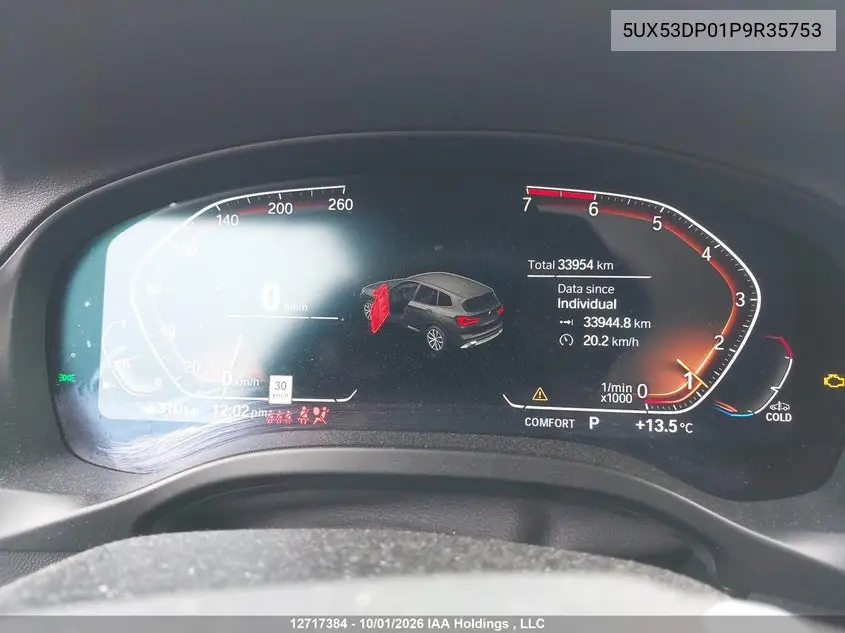 2023 BMW X3 VIN 5UX53DP01P9R35753 — фото 7