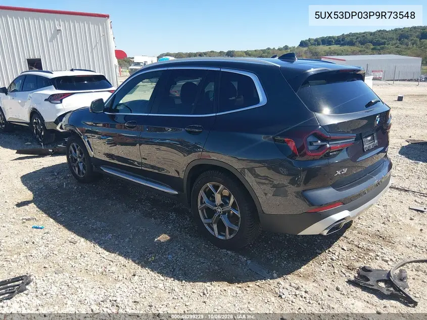 2023 BMW X3 VIN 5UX53DP03P9R73548 — фото 3