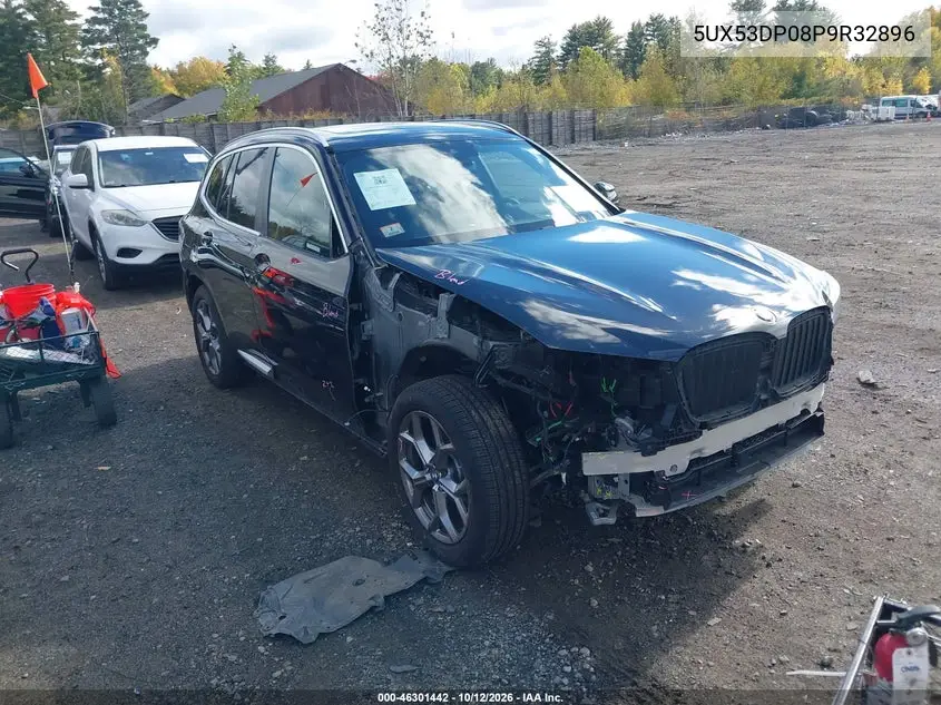 BMW X3 2023, VIN 5UX53DP08P9R32896