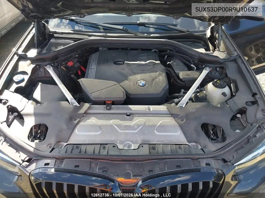 2024 BMW X3 VIN 5UX53DP00R9U10637 — фото 10