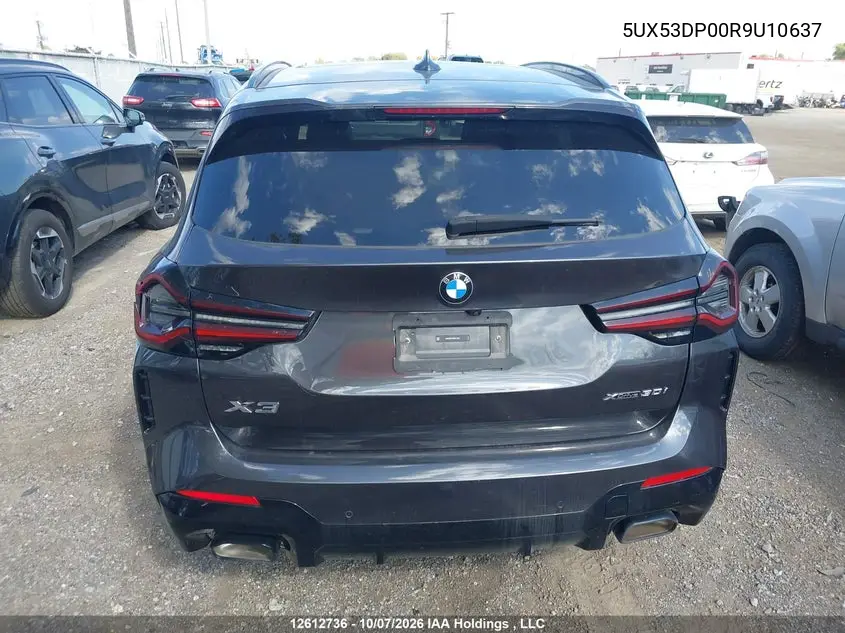 2024 BMW X3 VIN 5UX53DP00R9U10637 — фото 16