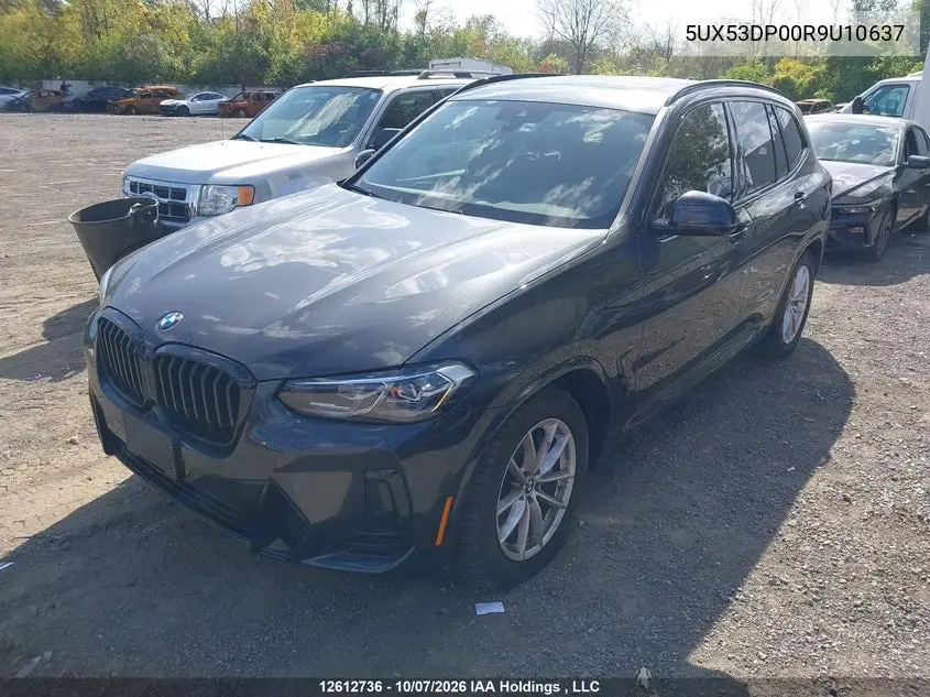 2024 BMW X3 VIN 5UX53DP00R9U10637 — фото 2
