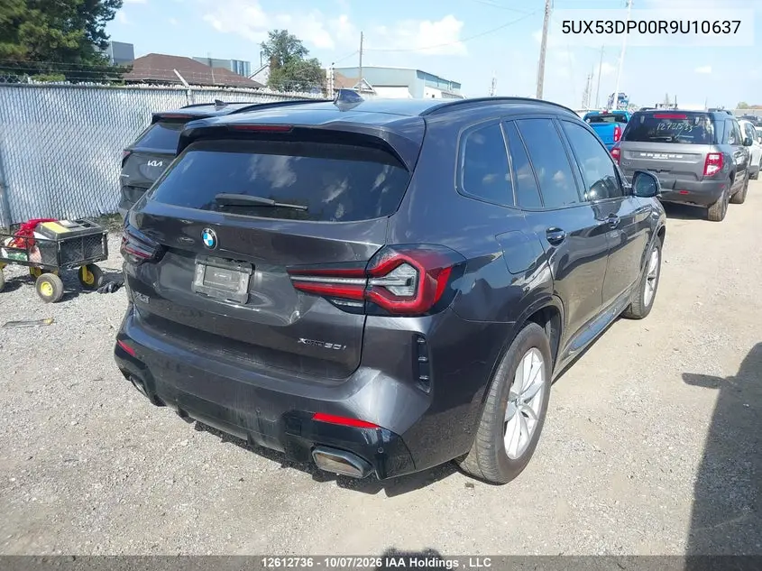 2024 BMW X3 VIN 5UX53DP00R9U10637 — фото 4